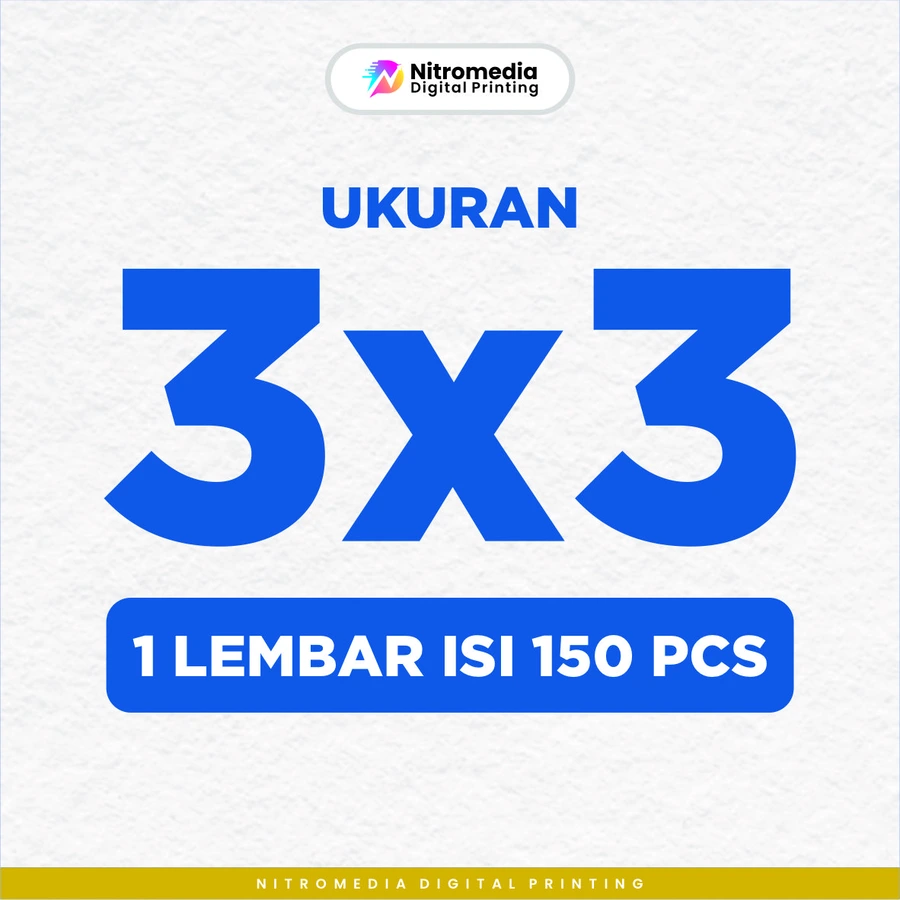 STIKER LEMBARAN A3+