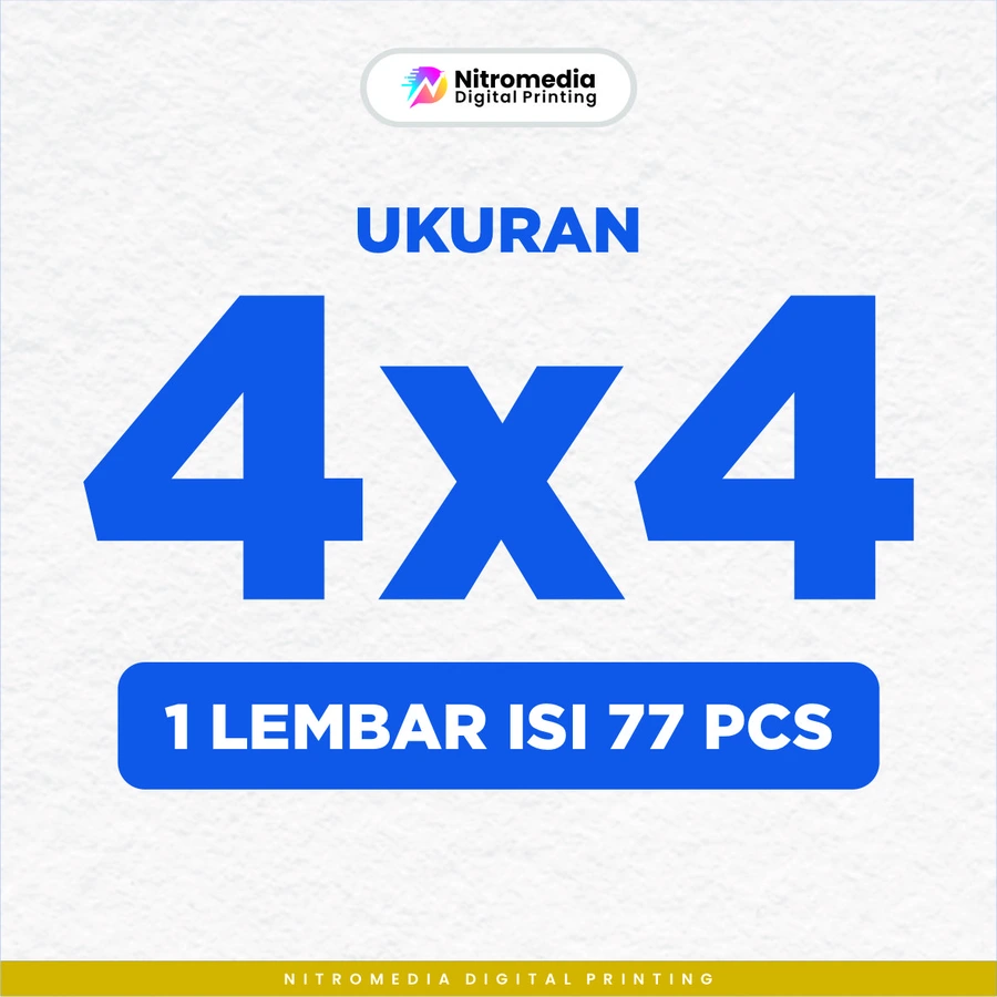 STIKER LEMBARAN A3+