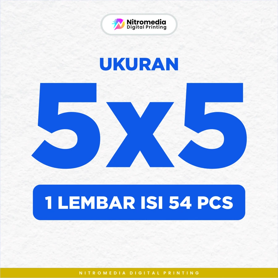 STIKER LEMBARAN A3+