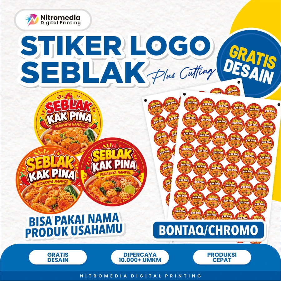 STIKER LOGO SEBLAK CUSTOM