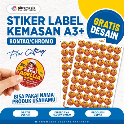 STIKER LEMBARAN A3+